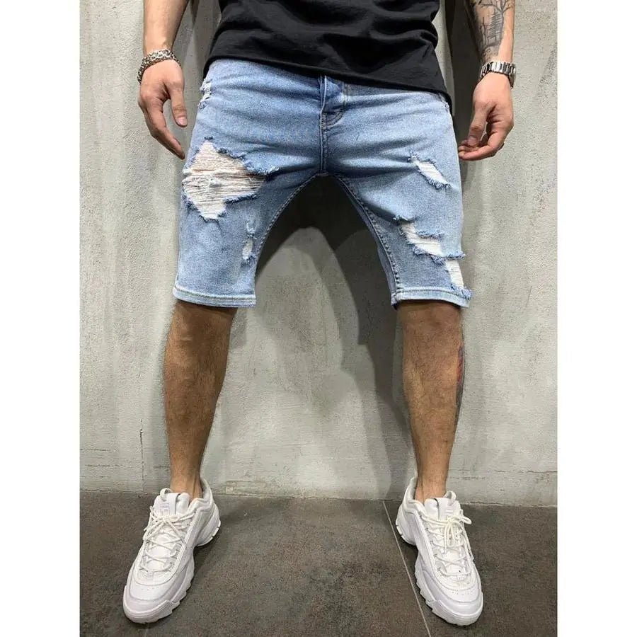 Modern Distressed Slim Denim - Q.B.Accessories
