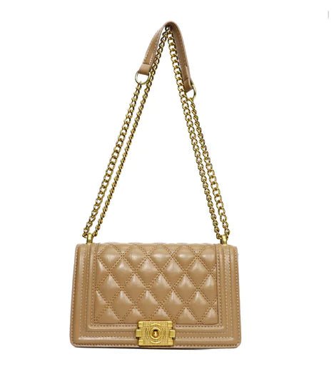 Trendy Women's Quilted Chain Crossbody Bag 2020 - Q.B.Accessories