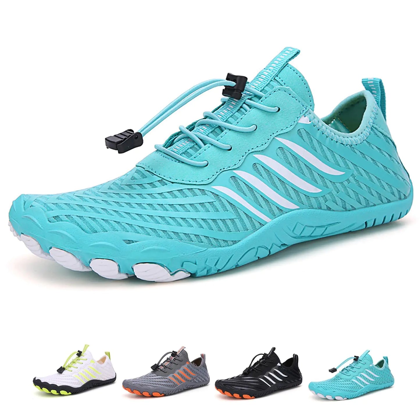 Grounded Footwear for Women Men Neuropathy 2025 New Hike Comfortable Lightweight Non - Slip Barefoot Footwear Shoes (Blue Adult Women 15 Numeric US Footwear Size System Medium) - Q.B.Accessories