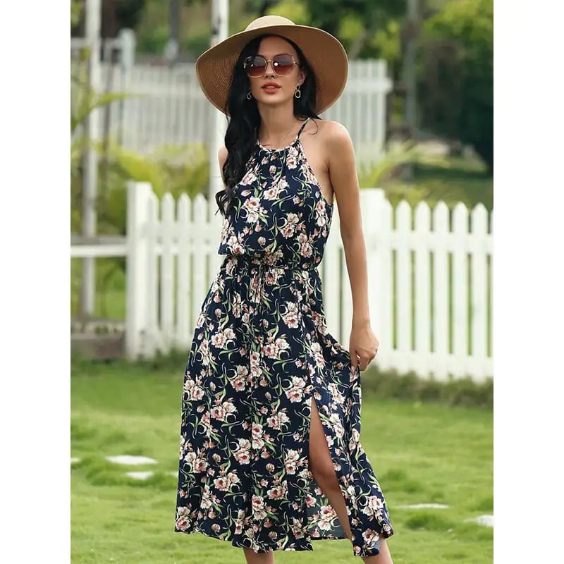 Artistic Flair Sleeveless Dress - Q.B.Accessories