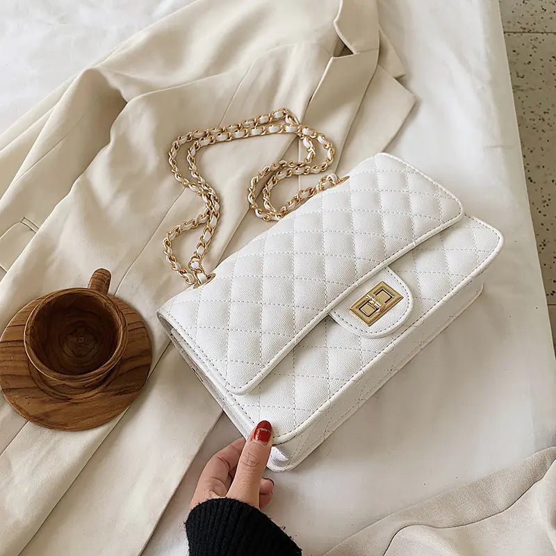 Chic Women's Bag 2020 Fashion Quilted Chain Crossbody - Q.B.Accessories