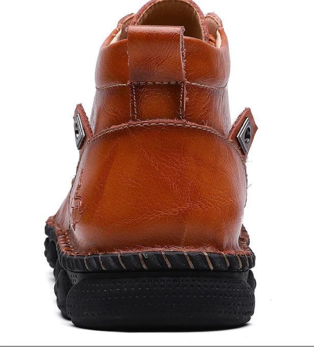 Classic Cowhide Leather Winter Boots - Q.B.Accessories