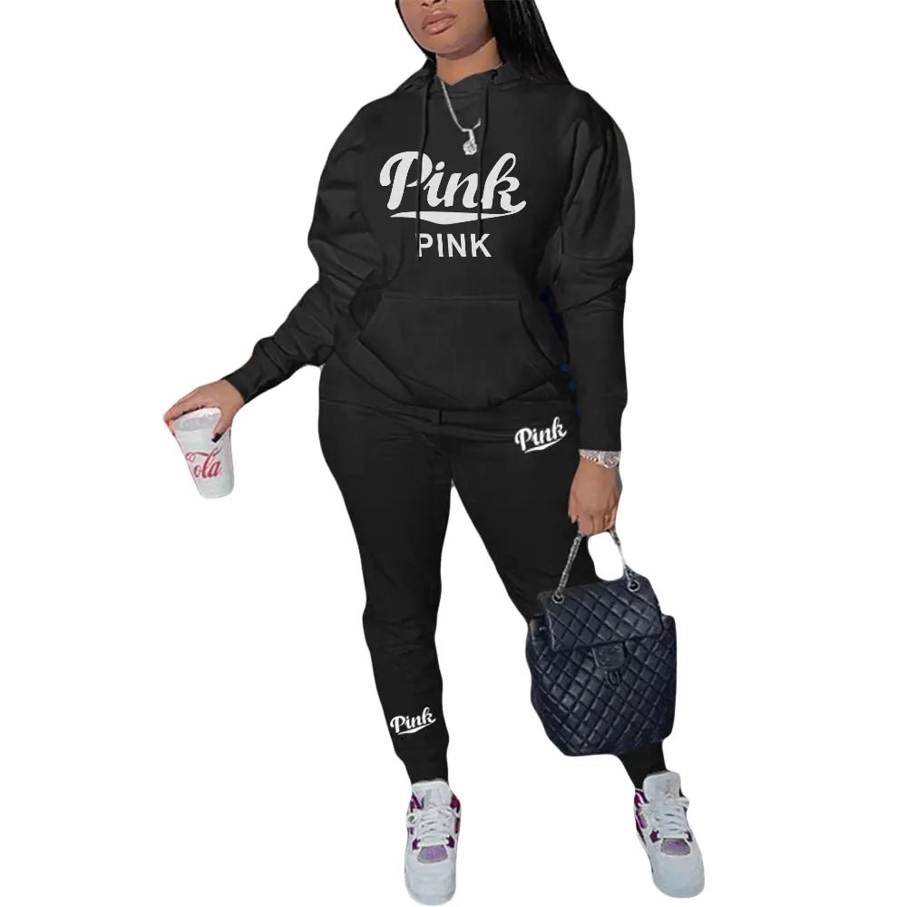 Plus Size Printed 2 - Piece Tracksuit Set – Sizes S to 5XL - Q.B.Accessories