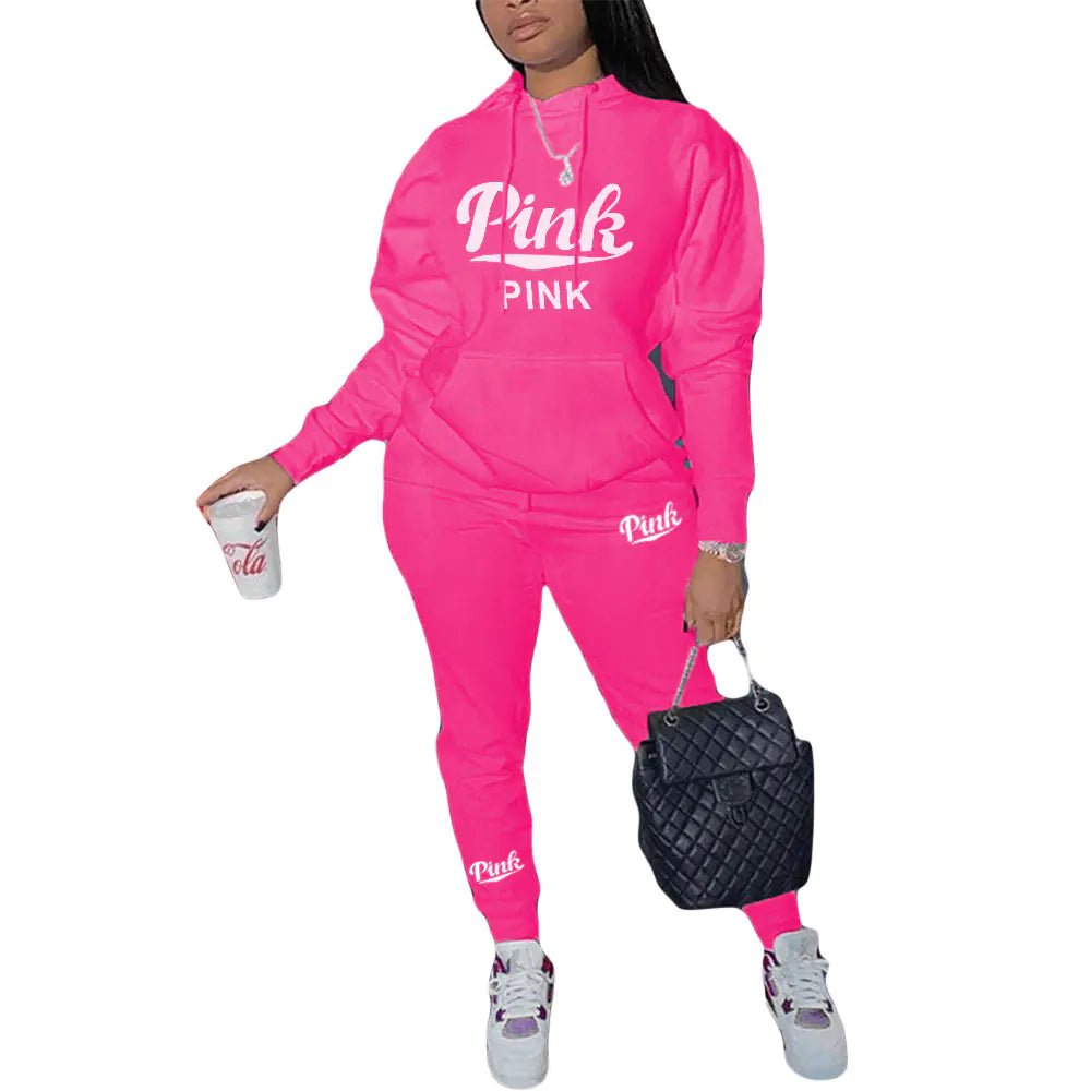Plus Size Printed 2 - Piece Tracksuit Set – Sizes S to 5XL - Q.B.Accessories