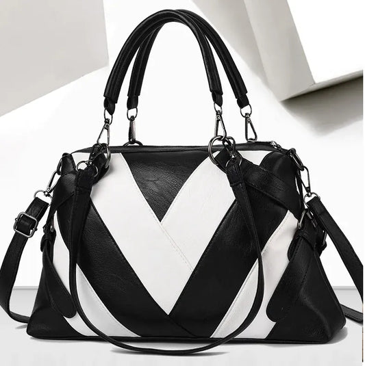 Fashionable Women's Shoulder Crossbody Tote Bag - Q.B.Accessories