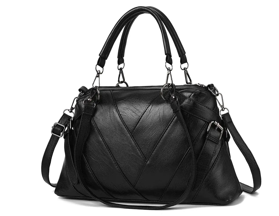 Fashionable Women's Shoulder Crossbody Tote Bag - Q.B.Accessories