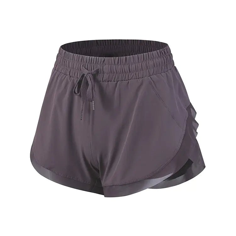 FlexiFit High Waist Women's Fitness Shorts - Q.B.Accessories