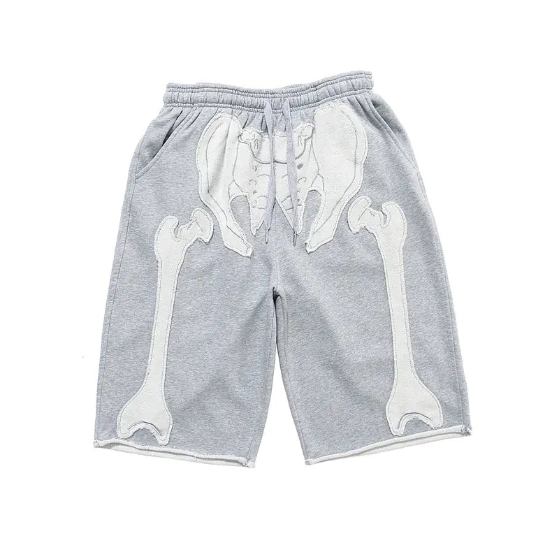 Men's Skeleton Stitch Shorts - Q.B.Accessories