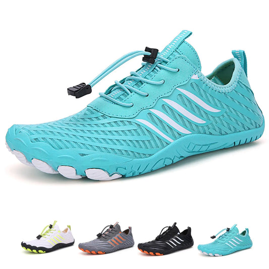 Grounded Footwear for Women Men Neuropathy 2025 New Hike Comfortable Lightweight Non - Slip Barefoot Footwear Shoes (Blue Adult Women 15 Numeric US Footwear Size System Medium) - Q.B.Accessories