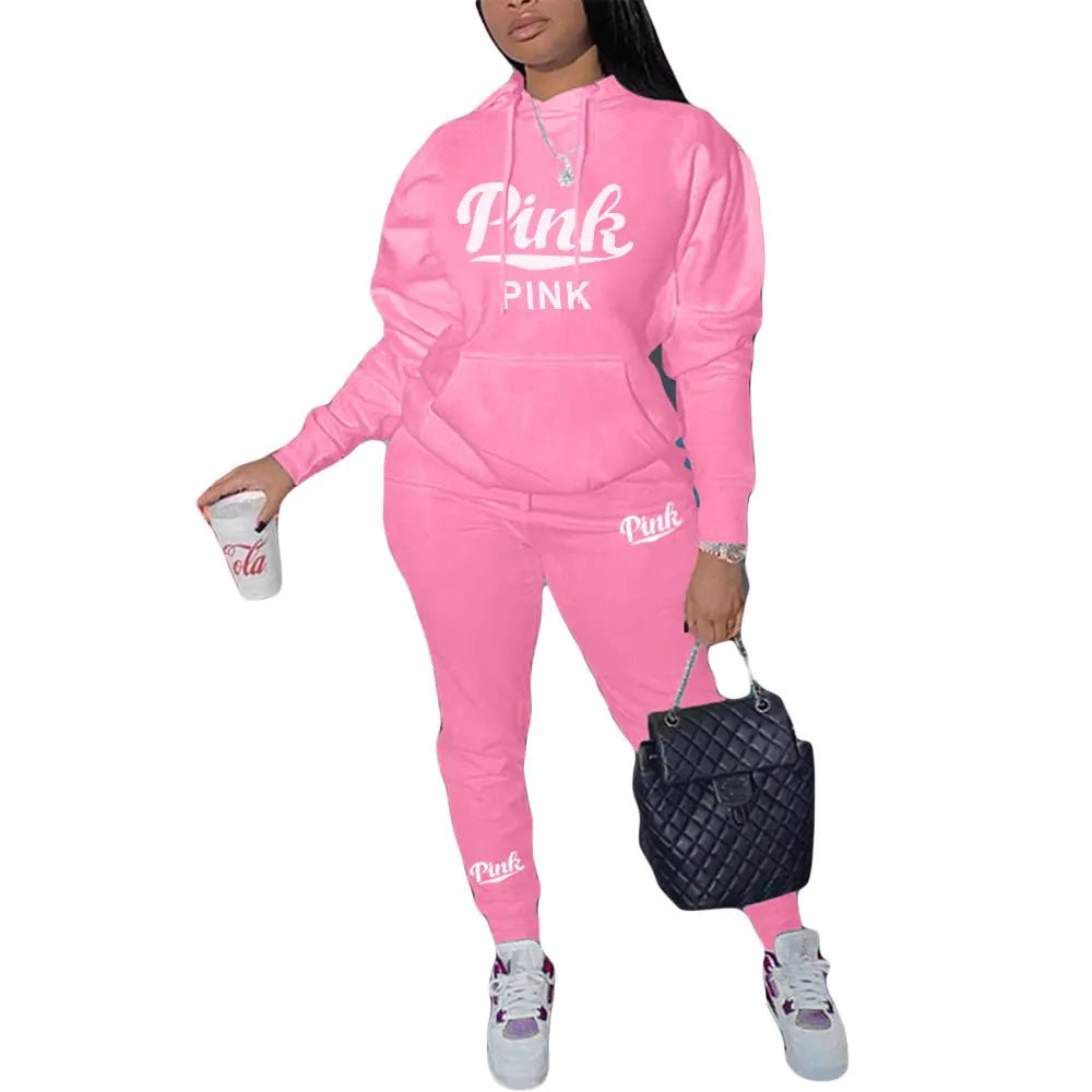 Plus Size Printed 2 - Piece Tracksuit Set – Sizes S to 5XL - Q.B.Accessories