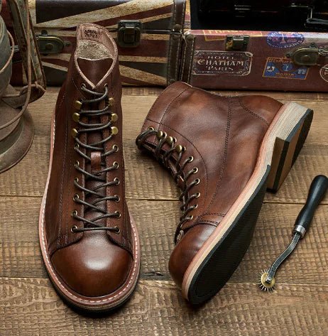 Autumn Retro Men's Boots - Q.B.Accessories