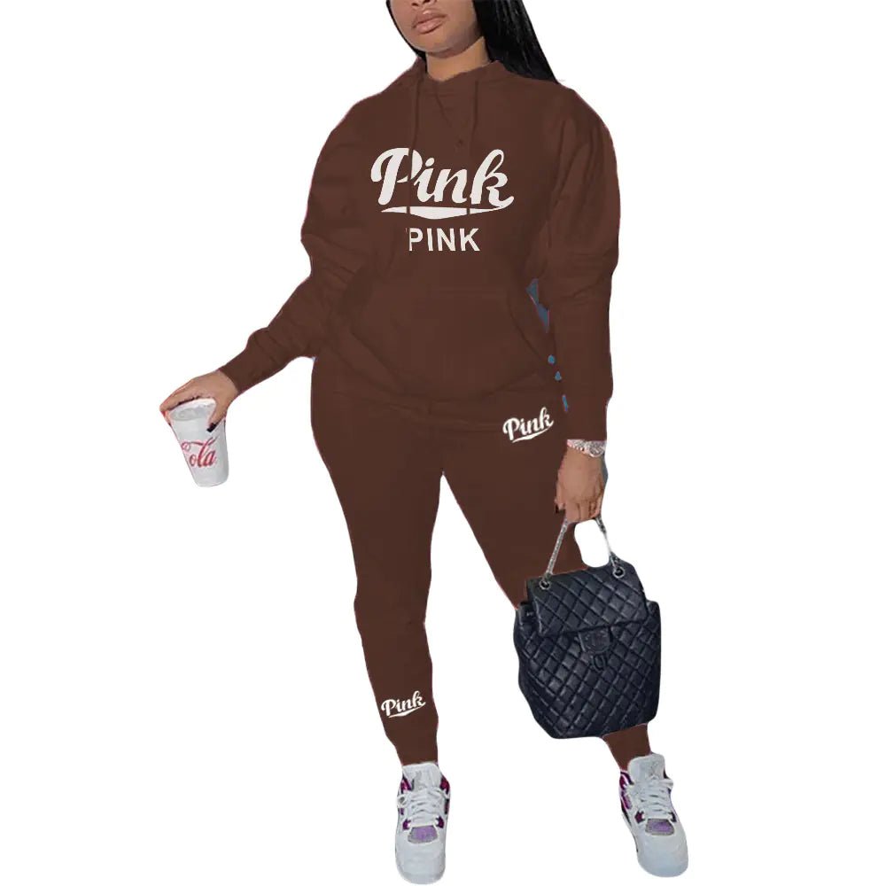 Plus Size Printed 2 - Piece Tracksuit Set – Sizes S to 5XL - Q.B.Accessories