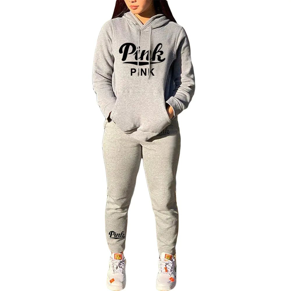 Plus Size Printed 2 - Piece Tracksuit Set – Sizes S to 5XL - Q.B.Accessories