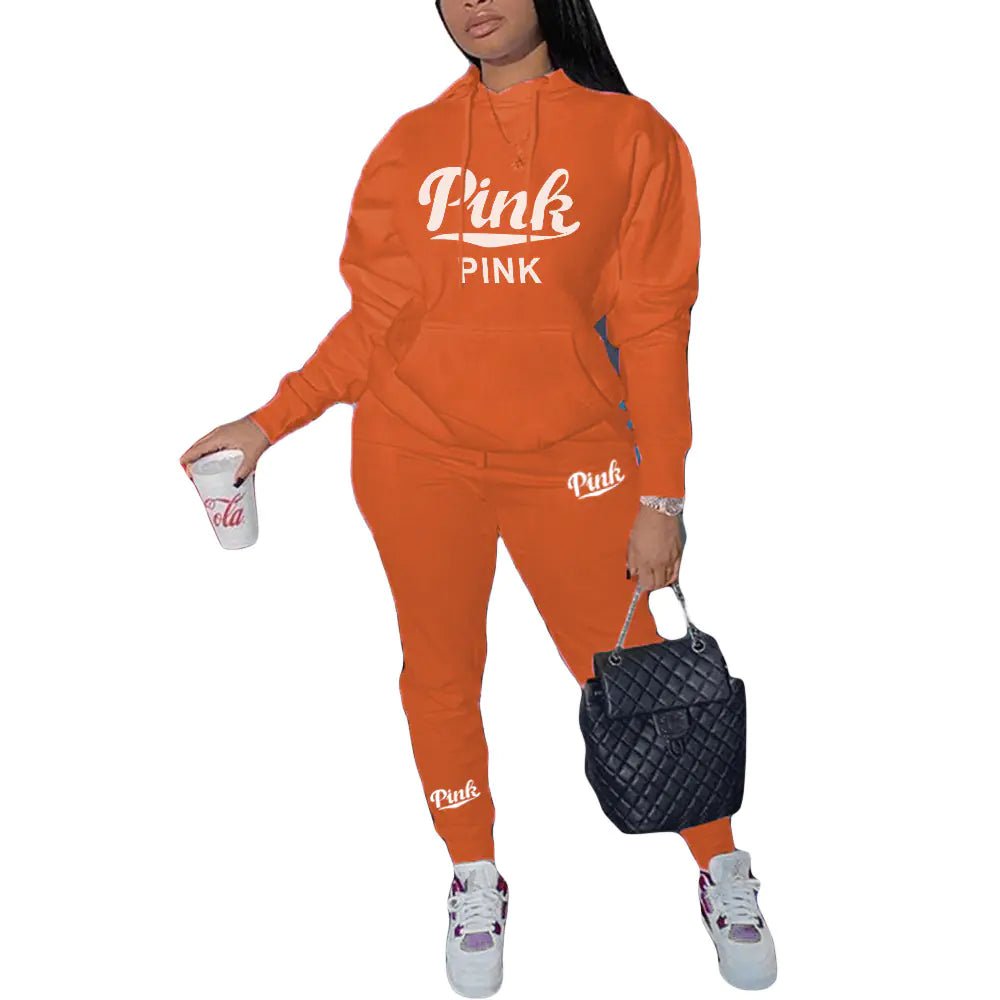 Plus Size Printed 2 - Piece Tracksuit Set – Sizes S to 5XL - Q.B.Accessories