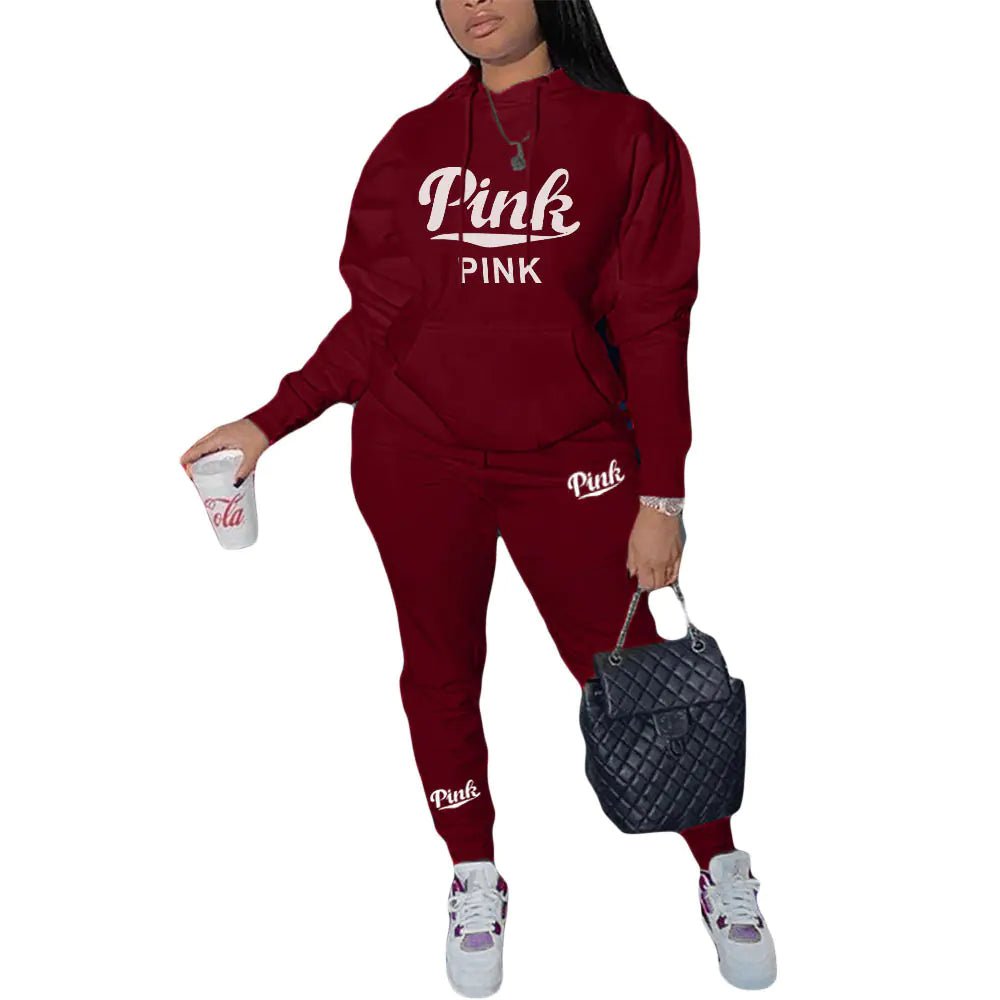Plus Size Printed 2 - Piece Tracksuit Set – Sizes S to 5XL - Q.B.Accessories