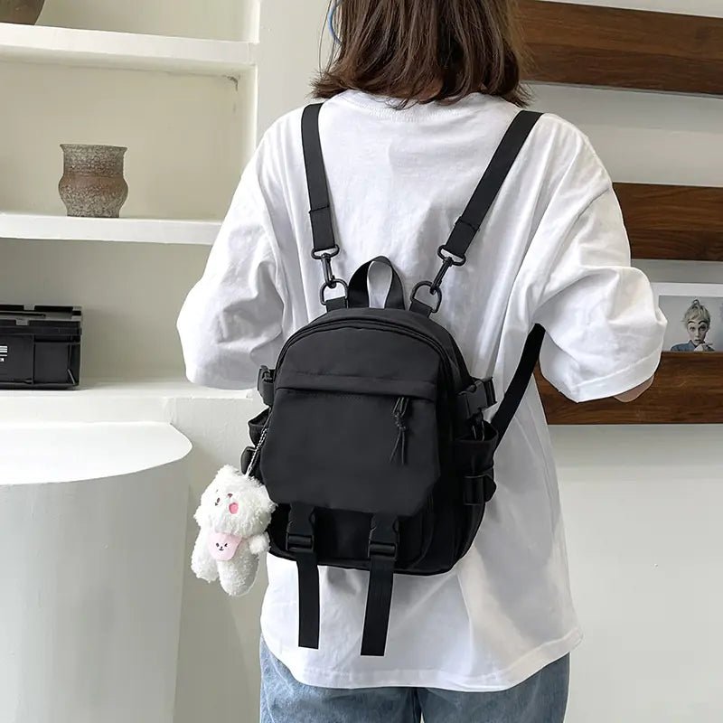 Korean Oxford Nylon Multipurpose Backpack - Q.B.Accessories