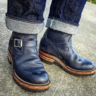 Men's Stylish Mid - Tube Comfort Wedge Boots - Q.B.Accessories