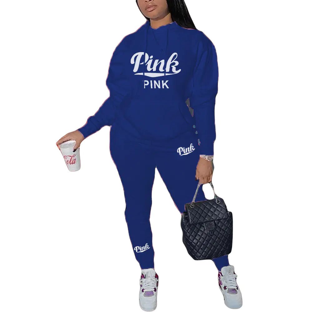 Plus Size Printed 2 - Piece Tracksuit Set – Sizes S to 5XL - Q.B.Accessories